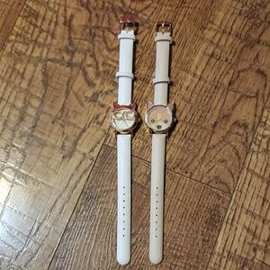 Brand new watches. One is a cat, dog. Super cute.